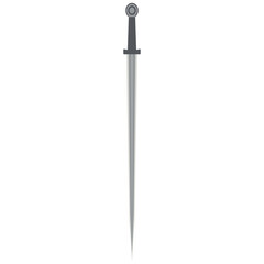 Needle Sword One Handed Two Side Sharp Classic Weapon