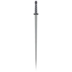 Needle Sword One Handed Two Side Sharp Classic Weapon