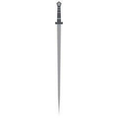 Needle Sword One Handed Two Side Sharp Classic Weapon