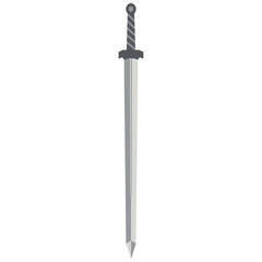 Sword One Handed Two Side Sharp Long Swords Knight Weapon
