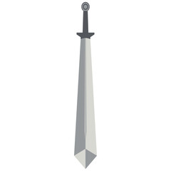 Sword Two Handed Two Side Sharp Big Swords Knight Weapon