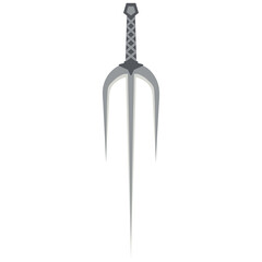 Trishula One Handed Trident Sai Sharp Tactical Weapon