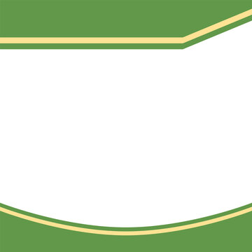 Twibbon Green And Yellow Frame Basic Shape