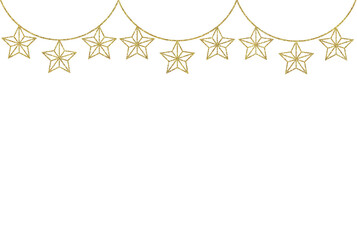 golden frame with stars