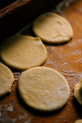 Ukrainian homemade dumplings, high quality