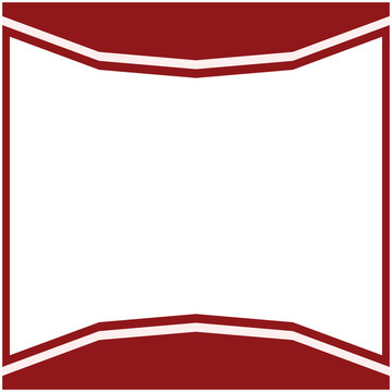 Twibbon Red And White Frame Basic Shape