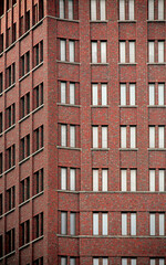 Modern building in Berlin, Germany. Modern architecture.