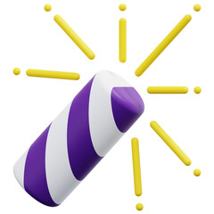 fireworks 3d render icon illustration