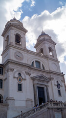 Fototapeta na wymiar Trinità dei Monti
