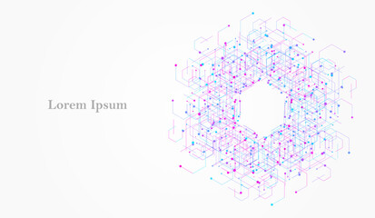 幾何学 抽象 青 紫 科学 背景