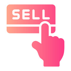 sell gradient icon