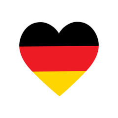 Germany Flag Heart png