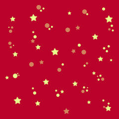 Fototapeta na wymiar stars pattern red background