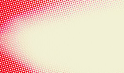  Colorful Pop art comic background with dots. Cartoon raster Illustration on red