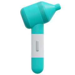 Fototapeta premium otoscope 3d render icon illustration