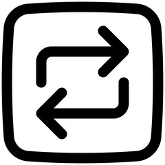 repeat line icon