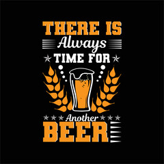 beer t shirt design vector