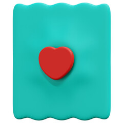 condom 3d render icon illustration