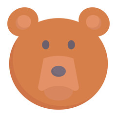 bear flat icon