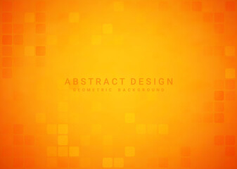 Abstract orange background with geometric, for posters, banners