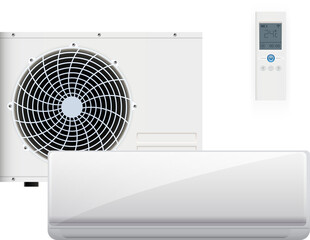 Fototapeta premium air conditioner with fresh air