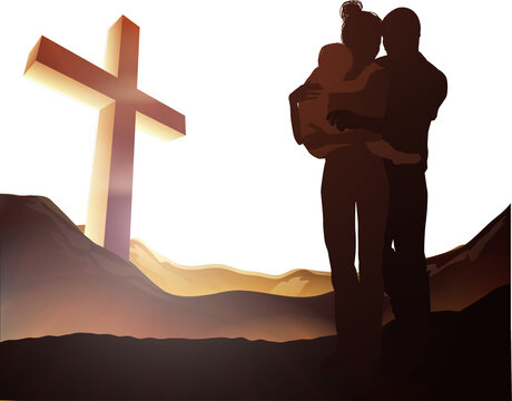 Christian Cross Family Group