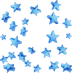 Blue Stars Background