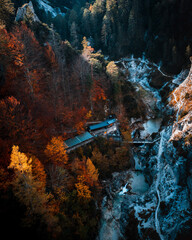 Ötschergräben Canyon in Austria during Autumn