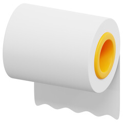 paper towels 3d render icon illustration