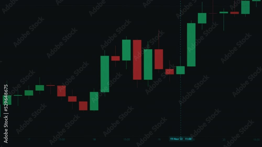 Poster cryptocurrency chart, bitcoin graph rising. the value of digital money cryptocurrency is rapidly ris