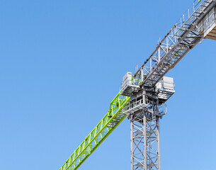 part of construction crane