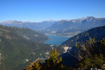 Lago di Santa Croce (visto dal monte Pizzoc)