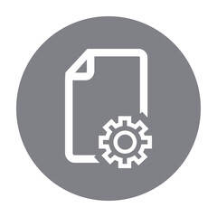 Document Setting  vector Icon
