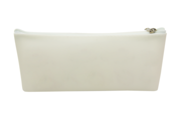Long pencil pen case container isolated on the white background