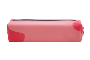 Long pencil pen case container isolated on the white background