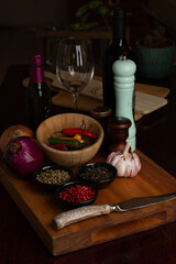 still life with spices