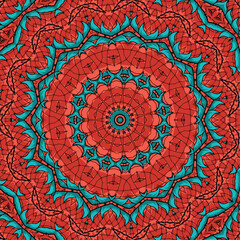 Abstract Tribal vintage ethnic seamless pattern ornamental