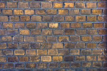Texture of an old brick wall can be used as a background