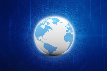 3d illustration of Data sharing concept