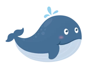 Rolgordijnen Baby walvis © Chunchunie