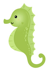 Green Seahorse