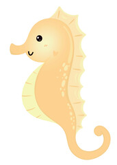 Yellow Seahorse