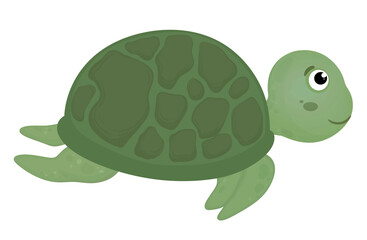 Green Turtle Character