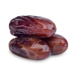 Fresh dates isolated on transparent background (.PNG)