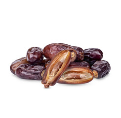 Fresh dates isolated on transparent background (.PNG)