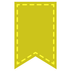 Fototapeta premium Decorative Ribbon Banner Flat Design