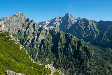 High Tatras scenery from Slavkov lookout, High Tatras, Slovakia