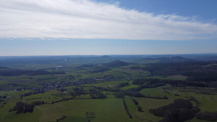 Naturschutzgebiet Schwarze Berge im Süden der bayrischen Rhön