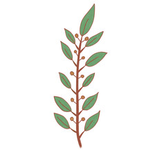 Flowers crayon style with pastel color 