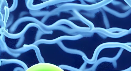 Realistic rendering of bacteria